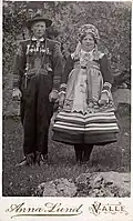Bridal couple from Setesdal