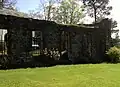 Exterior of the ruins of Buchanan Auld House.