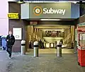 Walkway to Glasgow Queen Street Rail station