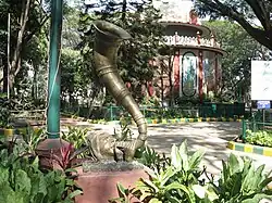 A soldier with bugle at the Bugle rock