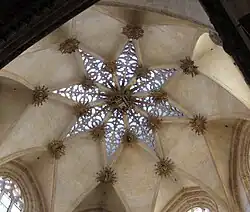 Star vault in the Constable Chapel of Burgos Cathedral by Simón de Colonia