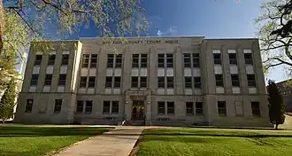 The Burleigh County Courthouse in Bismarck