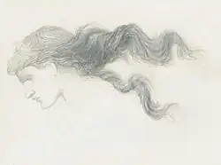 Study of the head of Nimue