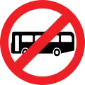 Buses Prohibited