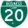 Business Interstate 20-K marker