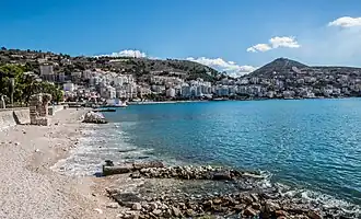 Sarandë is the southernmost most populous city within the county.