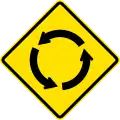 PI-3 Roundabout ahead