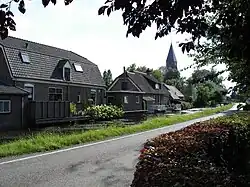 Cabauw, with St. Jacob's church in the background