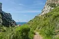 Camí de Cavalls. Stage 16, Cala Llucalari.