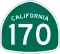 State Route 170 marker