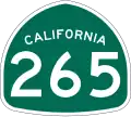 State Route 265 marker