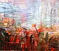 Cana Reflections, 50" x 60" Oil on Canvas, 1983, Weil, Gotshal and Manges