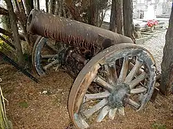 A sFH 93 in the cemetery at Jemappes.