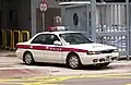 A vehicle specially for senior officers.