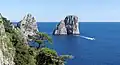 Viewed from west, Capri
