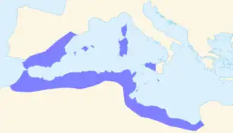Carthaginian territory c. 323&nbsp;BC