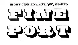 Shaded slab-serif