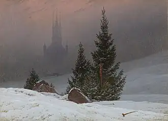 Caspar David Friedrich, Winter Landscape, (1811)