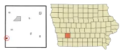 Location of Griswold, Iowa