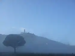 Autumn view of the castle from Bigurro valley