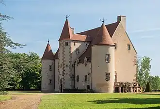 The chateau in Nassigny
