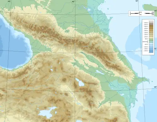 Lateral Range is located in Caucasus Mountains