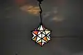 The illumination made of stained glass
