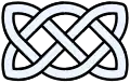 74 knot in Celtic artistic form, also found in some Hausa embroideries.[3]