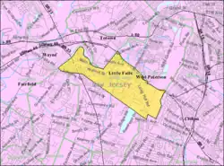 Census Bureau map of Little Falls, New Jersey