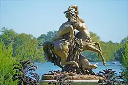 With the Lac de la Tête-d'Or [fr] in the background