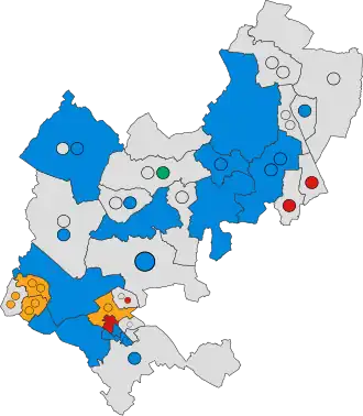 2023 results map