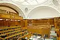 Looking at the dock in Court No 1