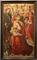 Madonna enthroned between Saint George and Saint Vigilius (circa 1490)