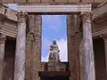Statue of Ceres in Roman Amphitheater