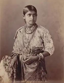 Sri Lankan woman in choli (1880)