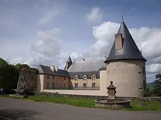 The chateau in Villeneuve