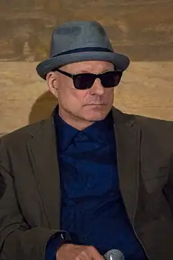 Eglee at the 2014 ATX TV Festival for Hemlock Grove