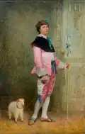 Souvenir de Carnaval (1861), 29 x 18,5&nbsp;cm, oil on panel. private collection