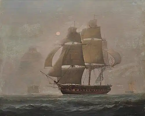 The American Frigate Constitution by Charles Henry Seaforth