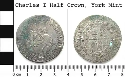 Charles I half-crown
