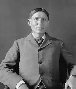 Image 31Sioux: Ohiyesa, (pronounced Oh hee' yay suh), February 19, 1858 - January 8, 1939) was a Native American author, physician and reformer. He was active in politics and helped found the Boy Scouts of America.