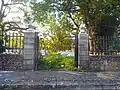 Northeast side entrance gate
