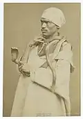 An Egyptian snake charmer, c. 1860–1920