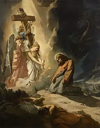 Théodore Chassériau, Christ in the Garden of Olives, 1840.