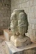 Chaturmukha Brahma image at museum on temple premises