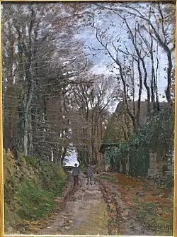 "Chemin en Normandie" by Claude Monet, 1868