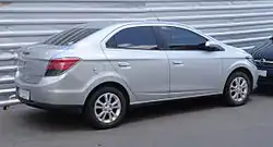 Chevrolet Prisma (pre-facelift) rear view