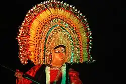 Chhau dance artist-female