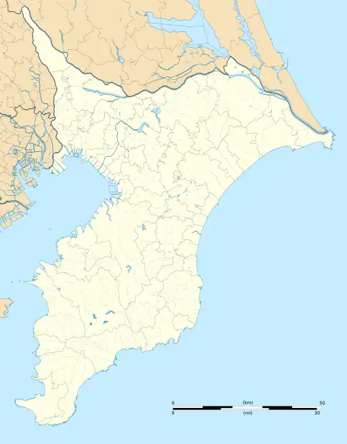 Funabashi Station is located in Chiba Prefecture