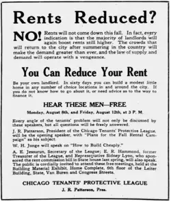 CTPL Ad; August 7, 1921